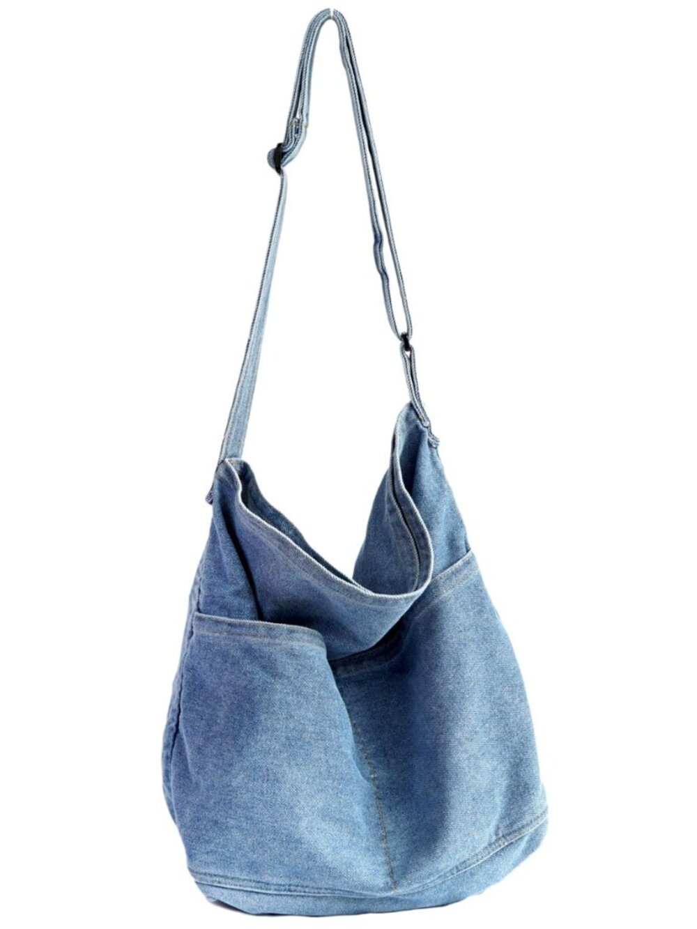Denim Shoulder Bag for Women, Casual Style Lightweight Classic Retro Travel